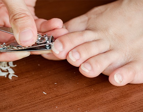 Foot Nail Cutting Process